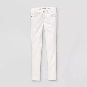 Cat & Jack Skinny Jeans - White - Size 5 and Size 8 Bundle (2 pairs total)